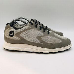 FootJoy Superlites XP Spikeless Golf Shoes Men's 9M Gray 58025 Lace Up Low Top